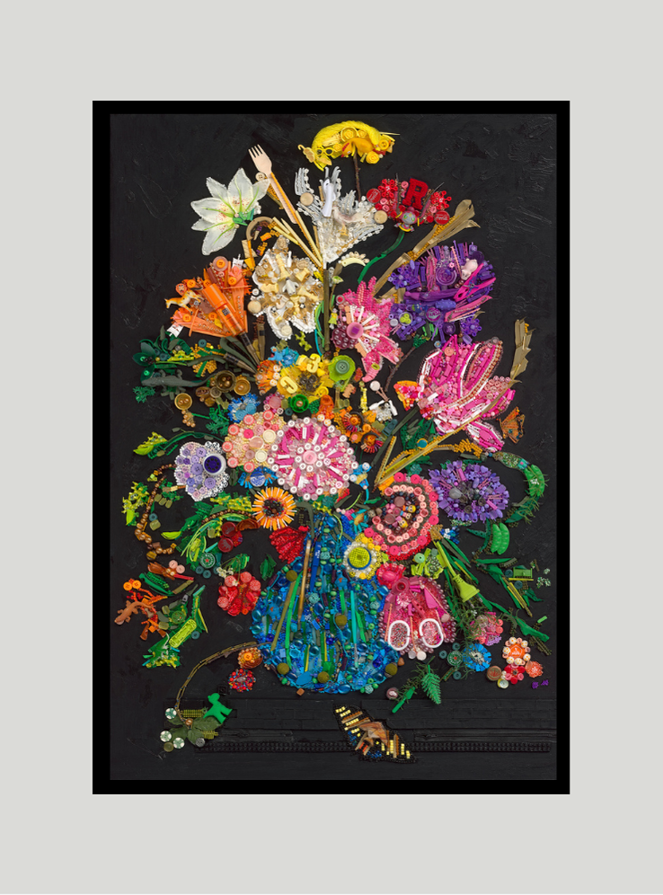 Flowers in a Blue Vase - Limited & Open editions