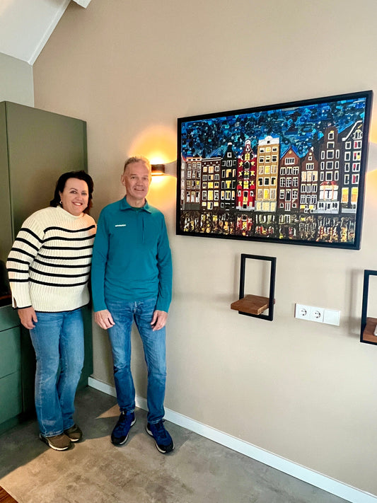 Top Sport meets Kunst: van interieurontwerp naar kunstwerk ‘Amsterdam’