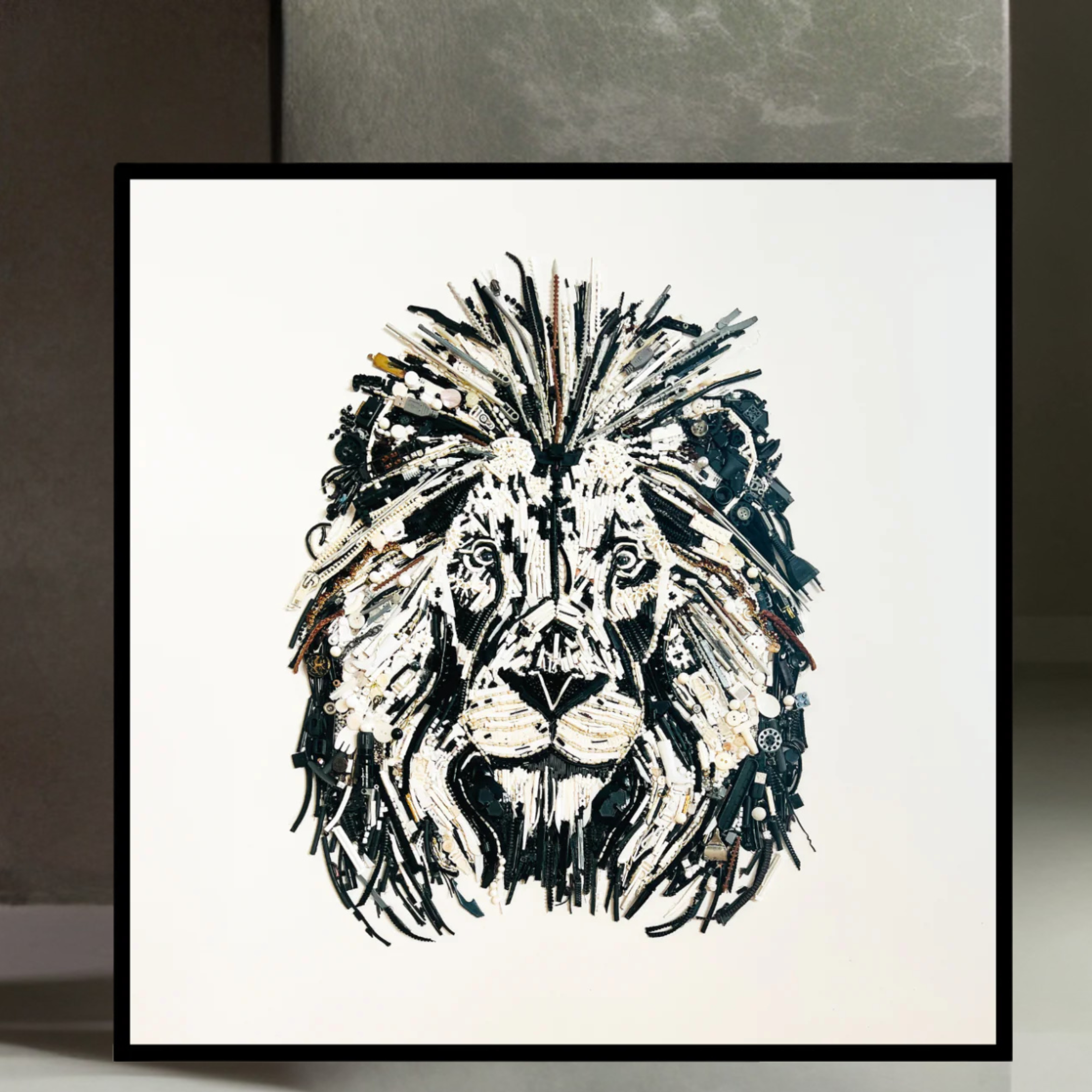 Duurzaam kunstwerk Maaike van Wijk the Lion.