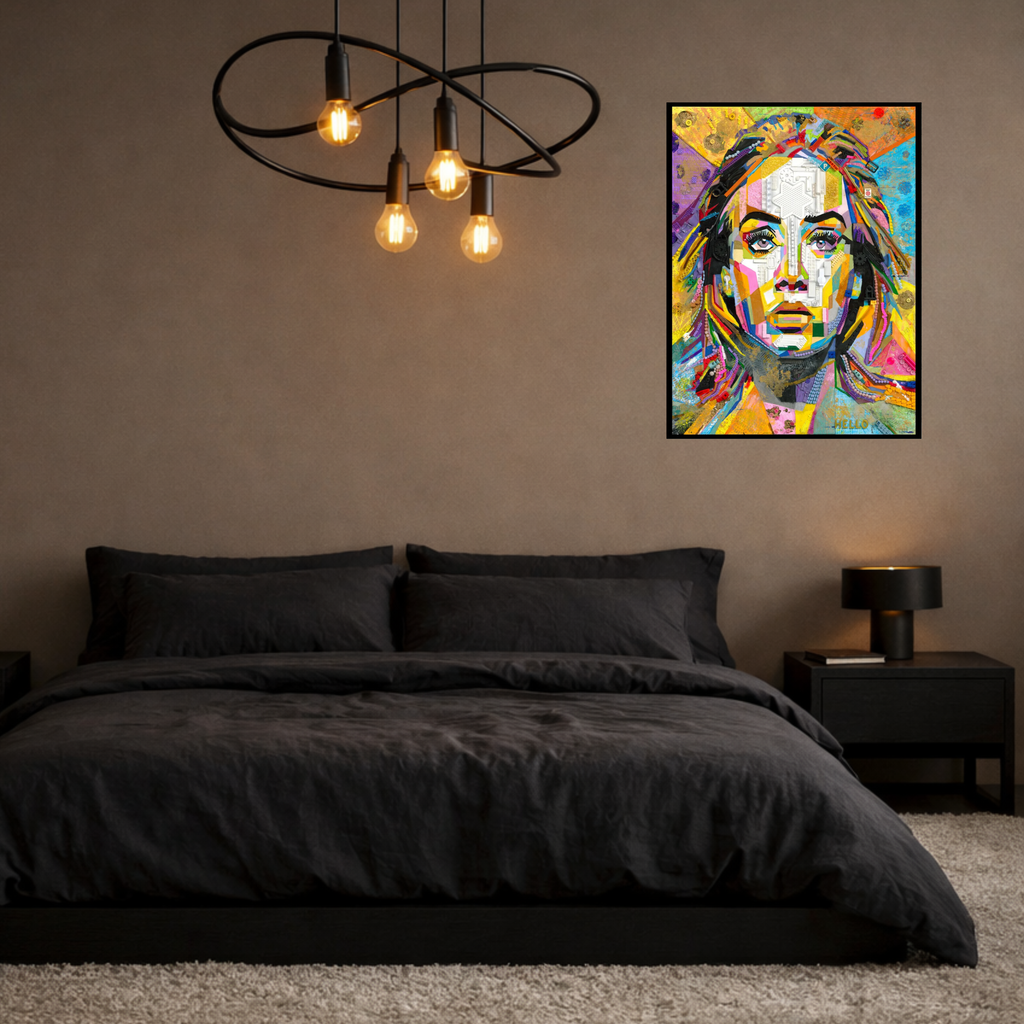 Duurzaam kunstwerk van Maaike van Wijk Art: Hello Again, Adele.