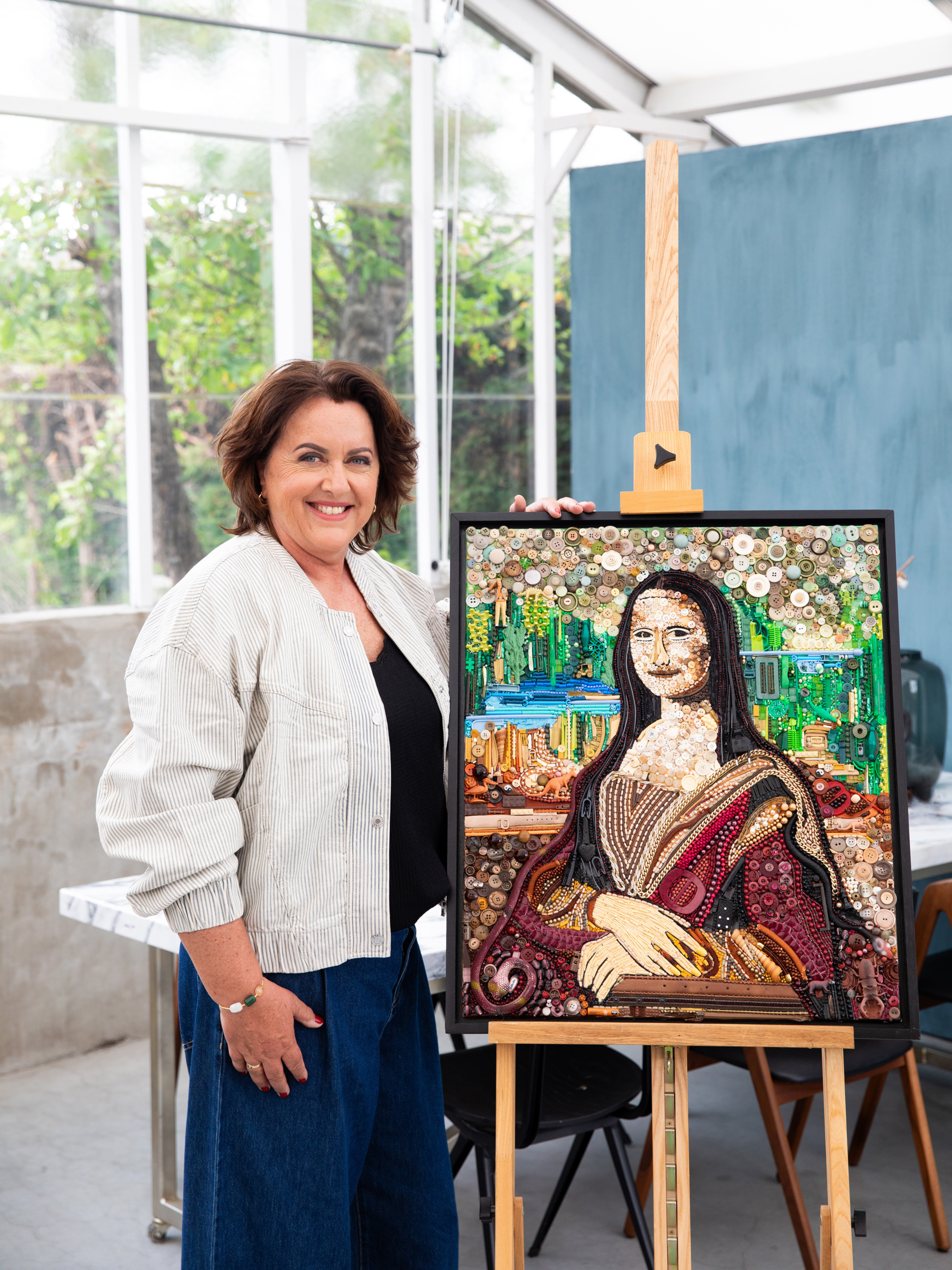 Duurzaam kunstwerk van Maaike van Wijk in galerie in Nederland.
