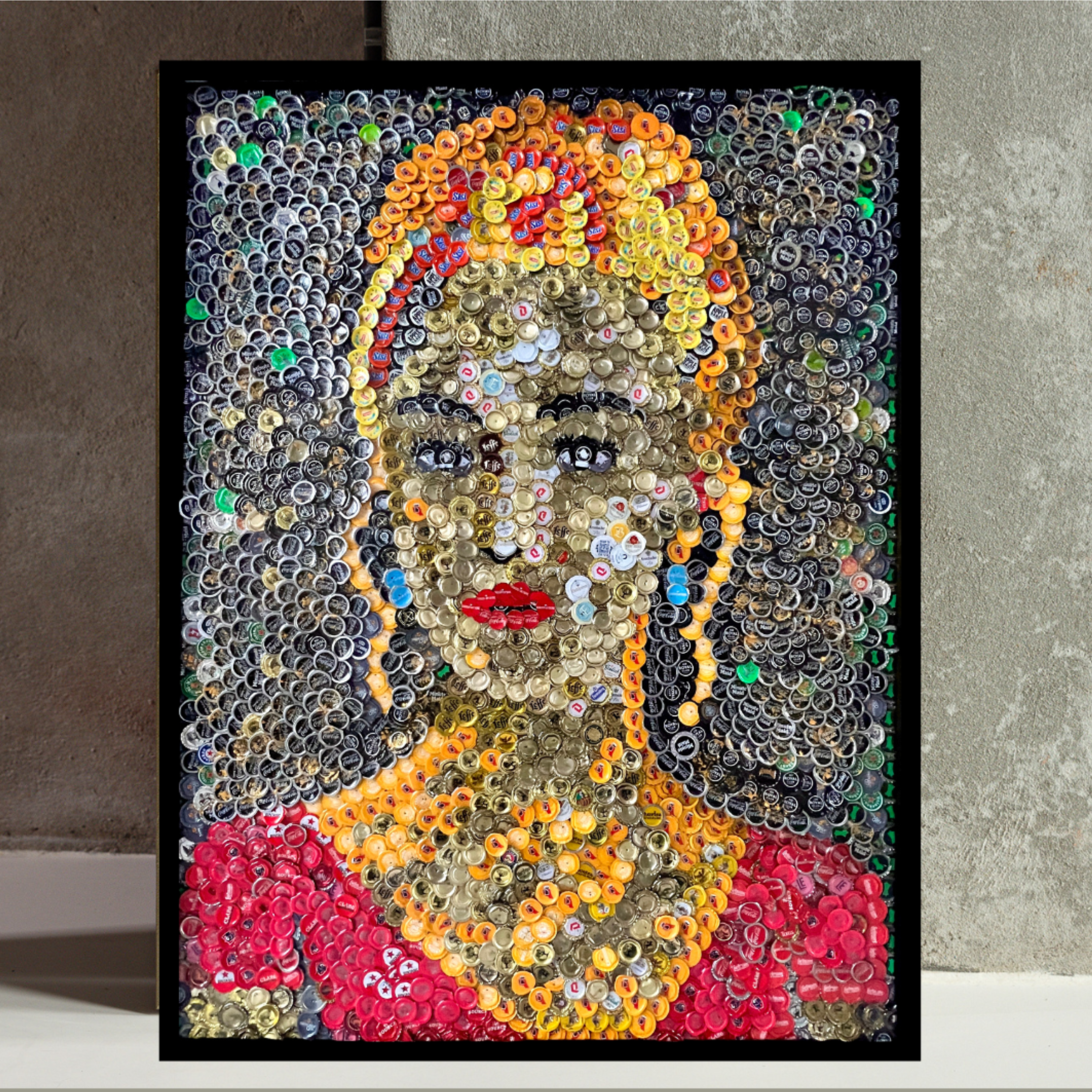 Duurzaam kunstwerk van Maaike van Wijk, Queen in Red.