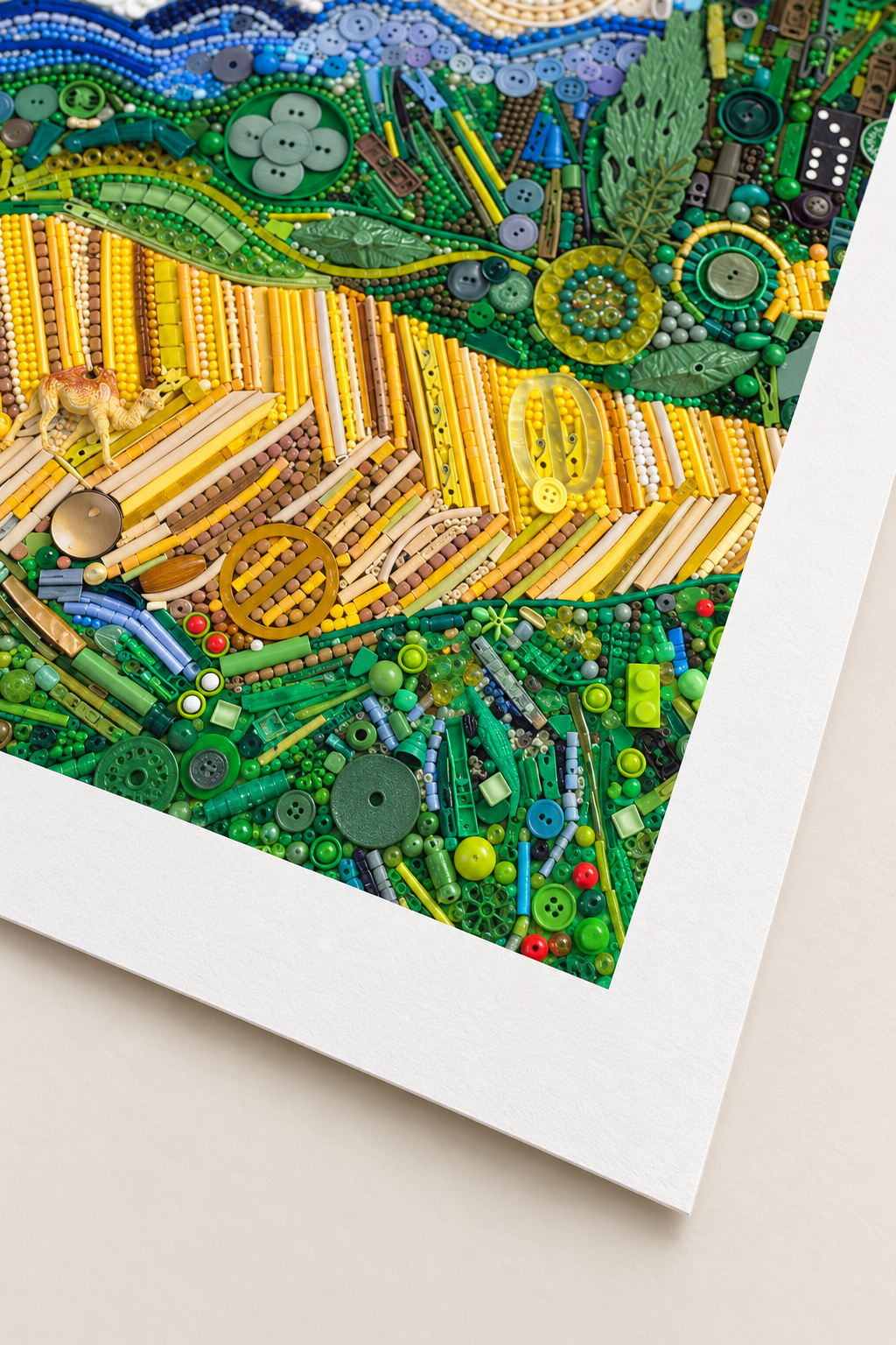 WHEAT FIELD WITH CYPRESSES