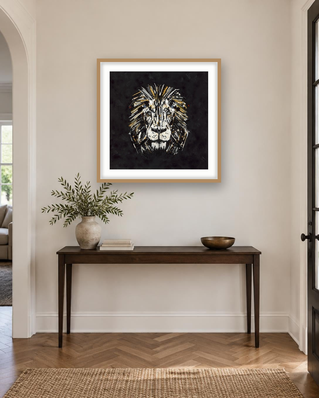 LION IN GOLD
