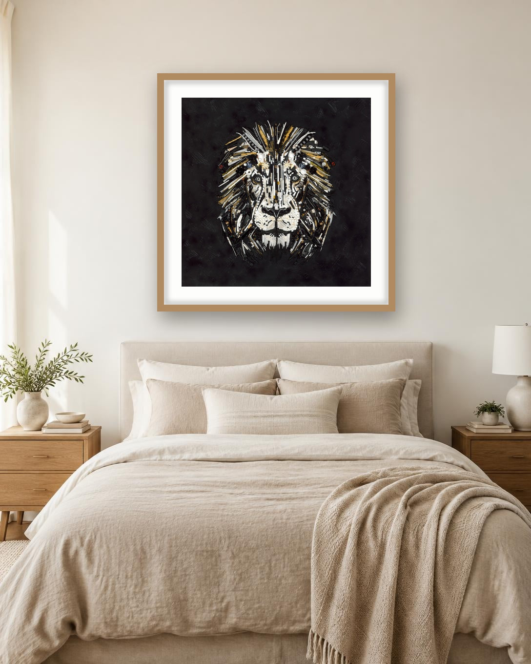 LION IN GOLD