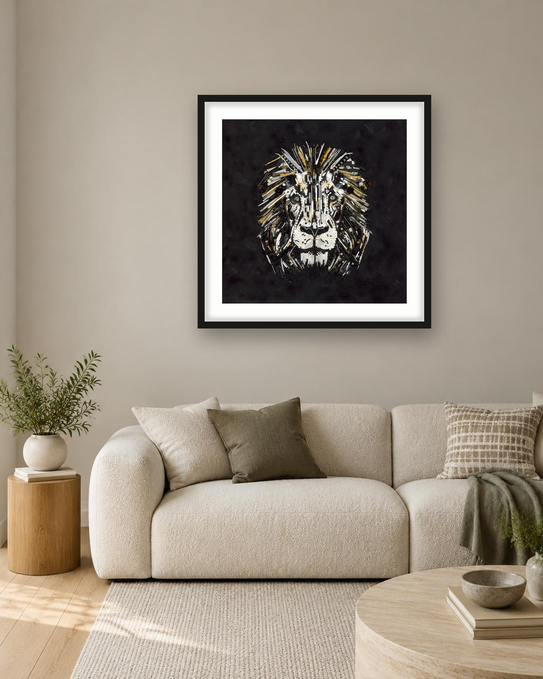 LION IN GOLD
